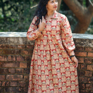 Brown Elephant Murals Tops