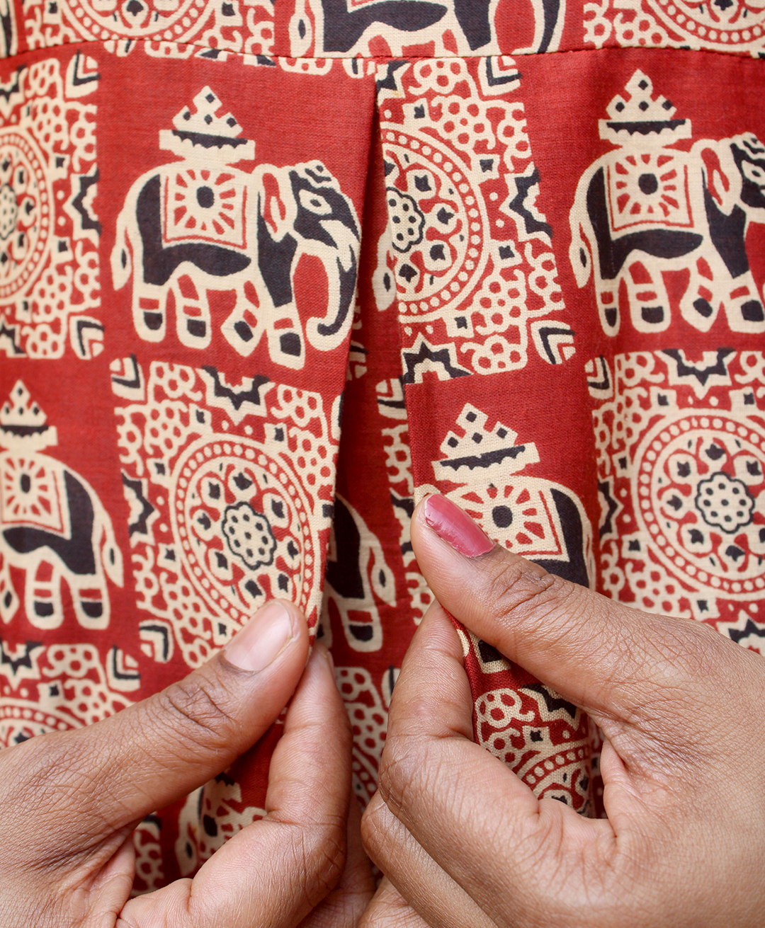 Brown Elephant Murals Tops - Image 3